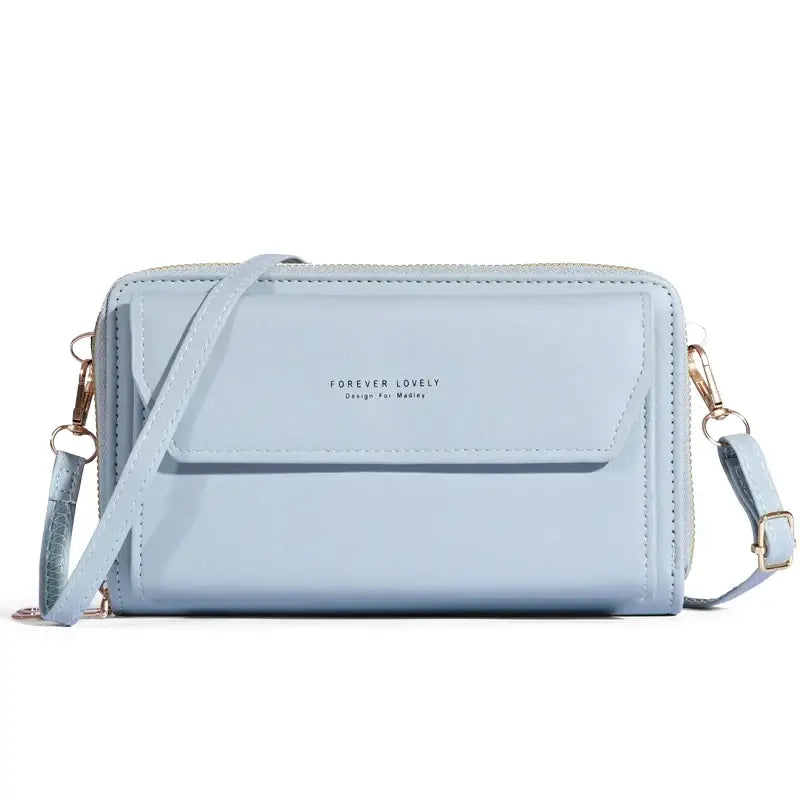 Sac Portefeuille Femme Bleu ciel
