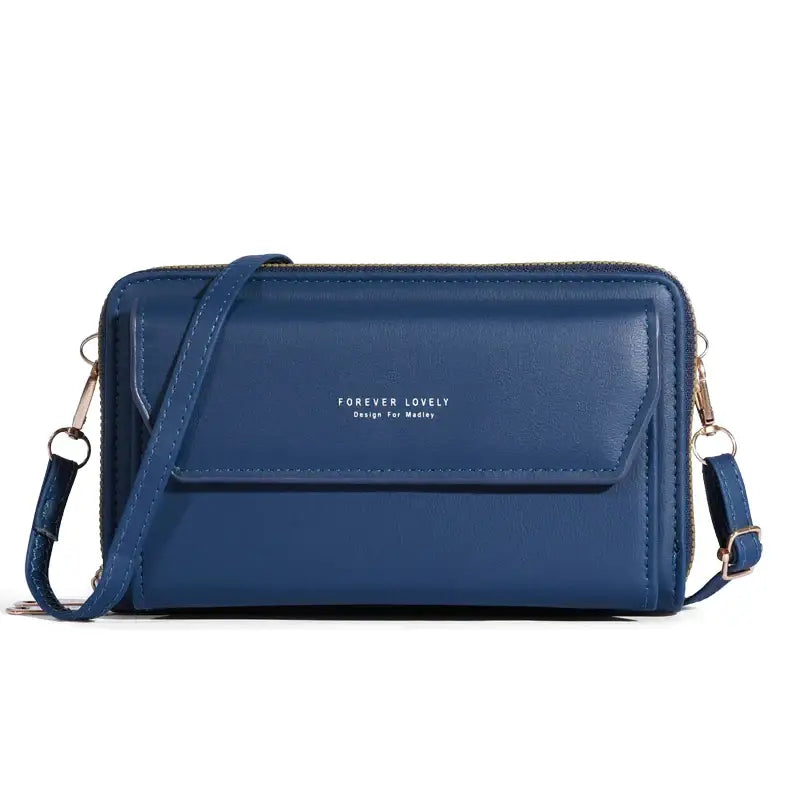 Sac Portefeuille Femme Bleu foncé