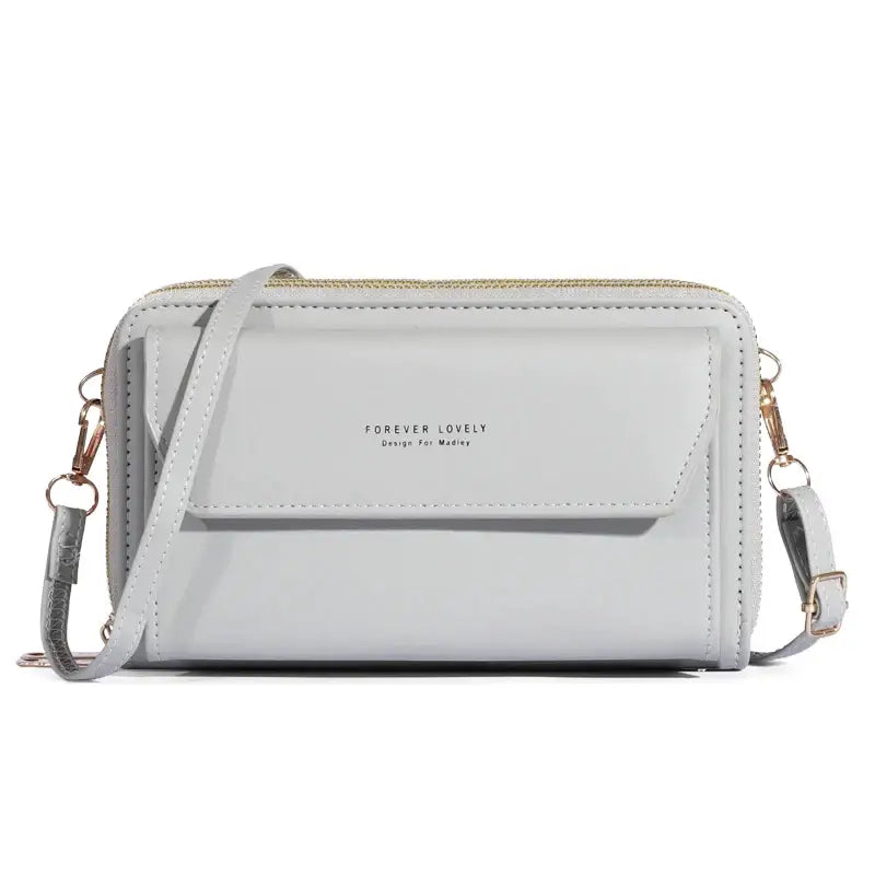 Sac Portefeuille Femme Gris clair