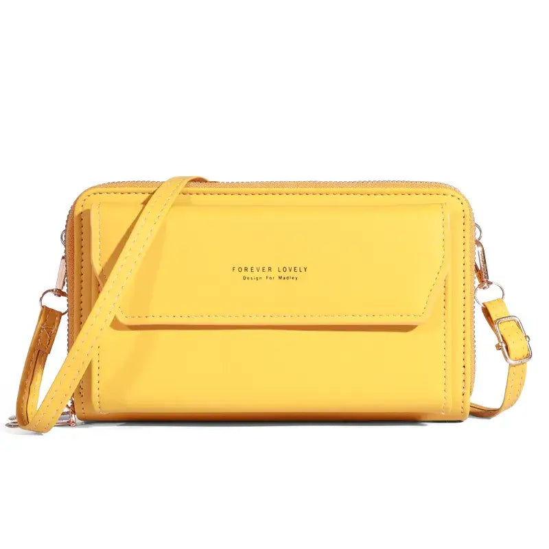 Sac Portefeuille Femme Jaune