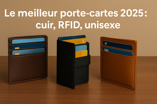Le meilleur porte-cartes 2025 : cuir, RFID, unisexe