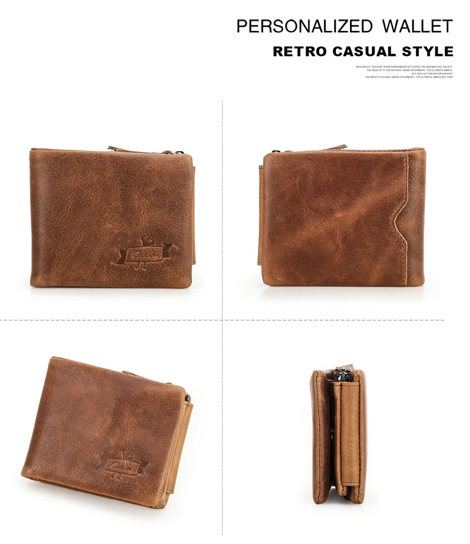 Portefeuille Cuir Crazy Horse Homme 4