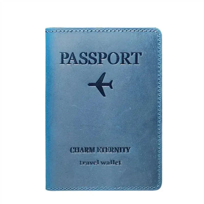 Couverture Passeport Cuir Vintage
