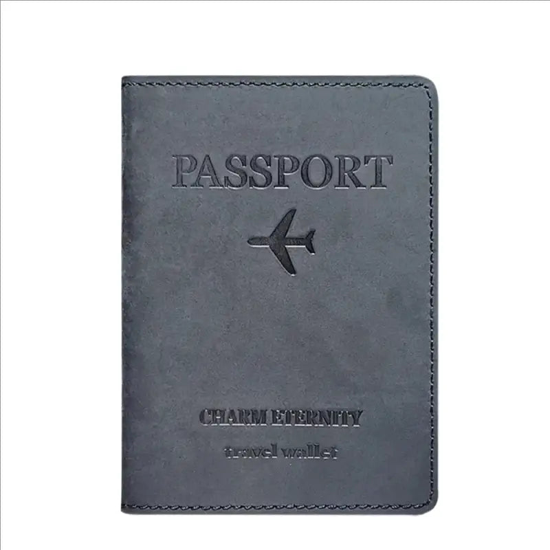 Couverture pour Passeport Gris foncé