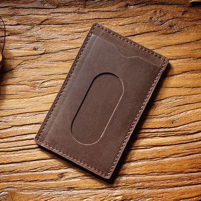 Étui et Porte-Carte Marron foncé