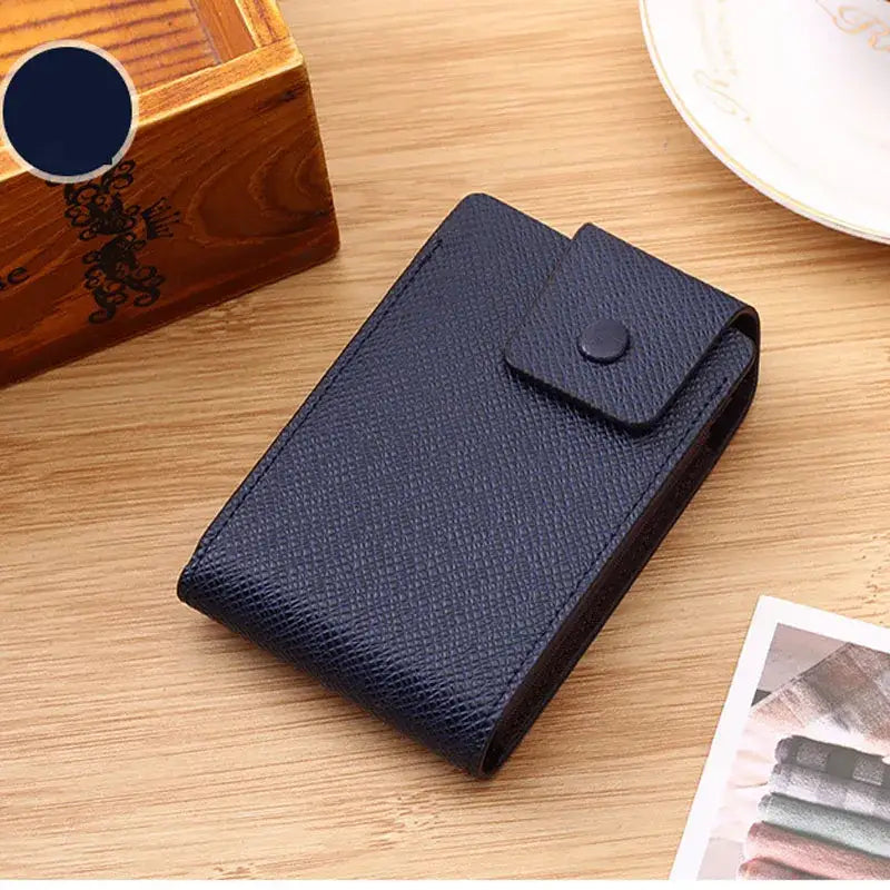 Etui Porte-Carte Bleu foncé