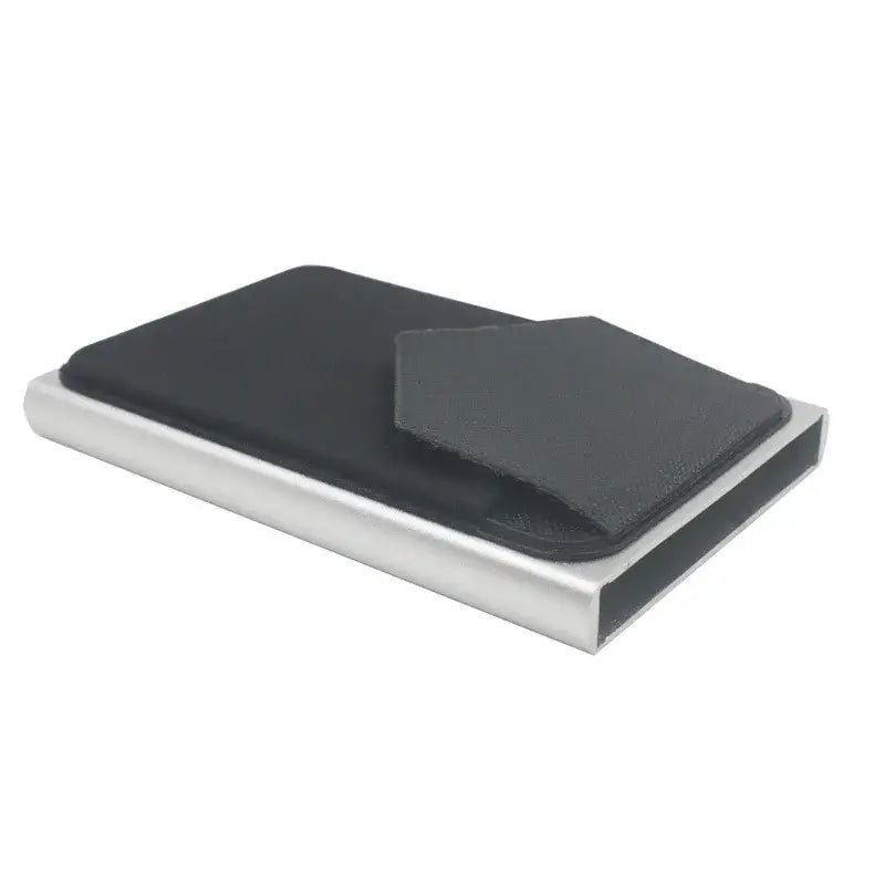 Porte-Carte Aluminium Gris