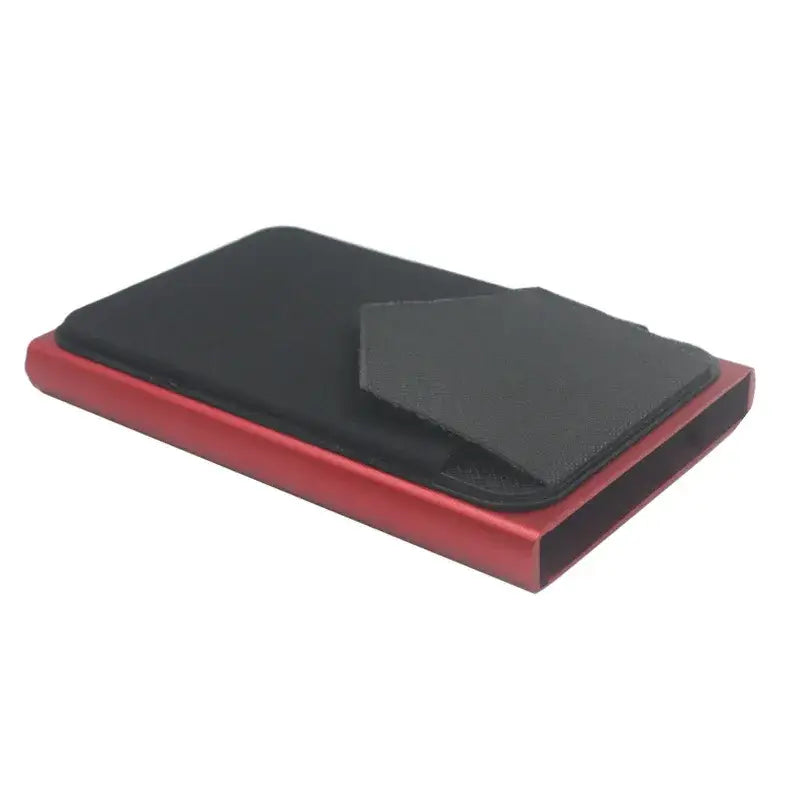 Porte-Carte Aluminium Rouge