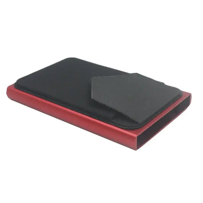 Porte-Carte Aluminium Rouge
