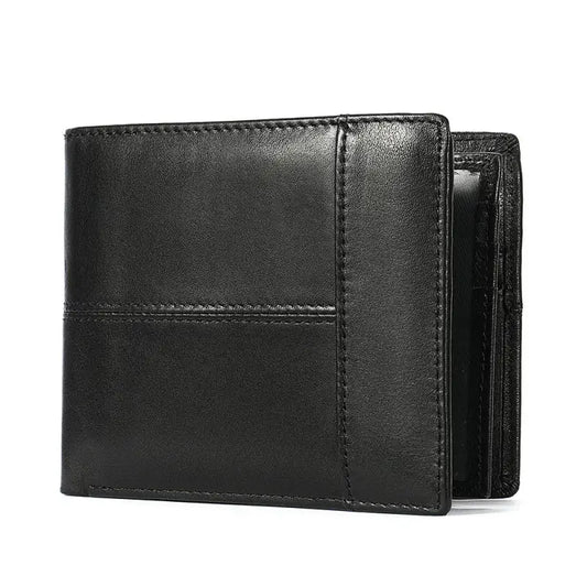 Porte-Carte Bancaire Cuir Homme Noir