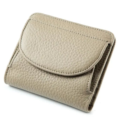 Porte-Carte et Monnaie Beige