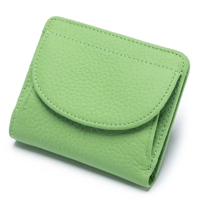 Porte-Carte et Monnaie Vert pistache