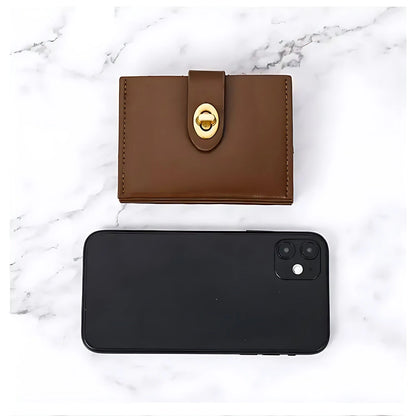 Porte-Carte Femme avec Fermoir