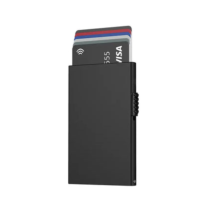 Porte Carte Métal Noir