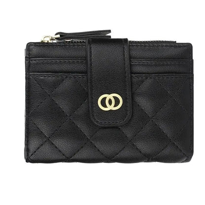 Porte-Carte Porte Monnaie Femme Noir