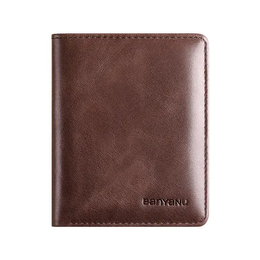 Portefeuille en cuir marron pour hommes Portefeuille en cuir marron pour hommes
