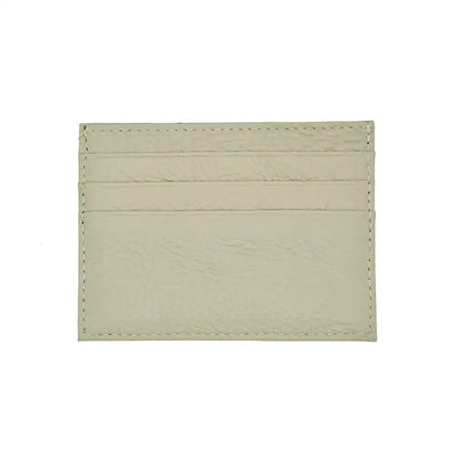 Porte-Cartes Cuir 4 Poches Gris clair