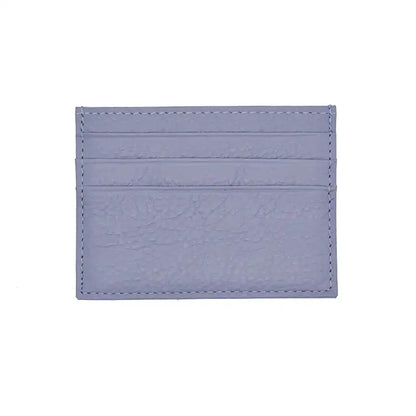 Porte-Cartes Cuir 4 Poches Mauve