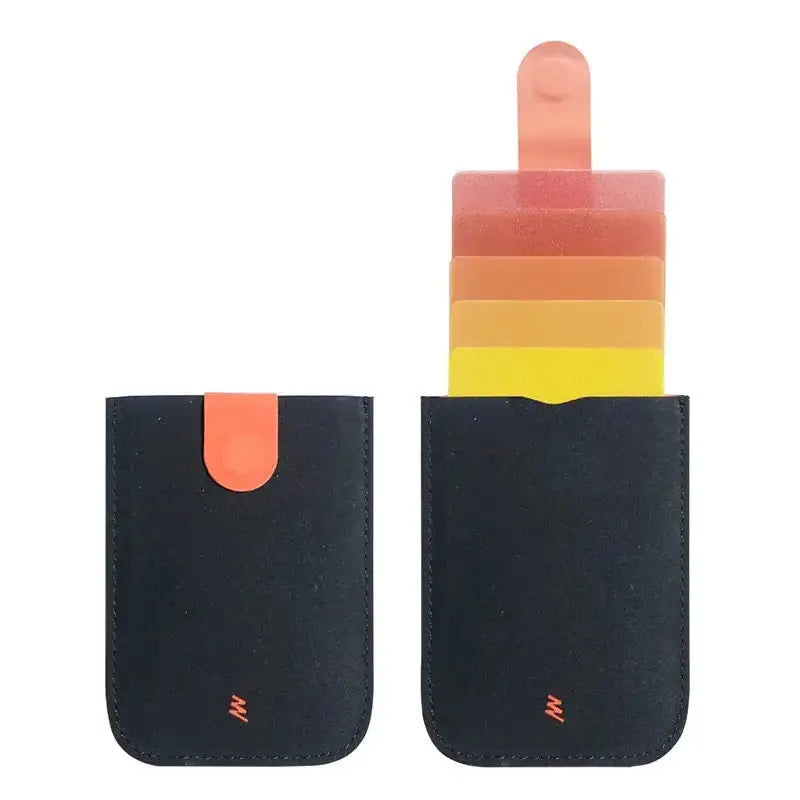 Porte-Cartes Microfibre Orange