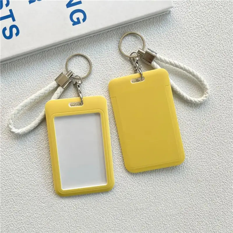 Porte Clé Carte Jaune