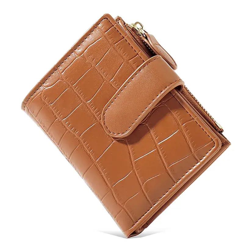 Porte Monnaie Cartes Femme Marron