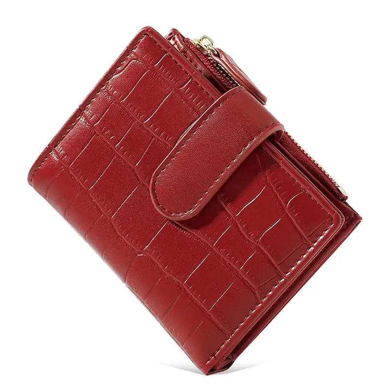 Porte Monnaie Cartes Femme Rouge