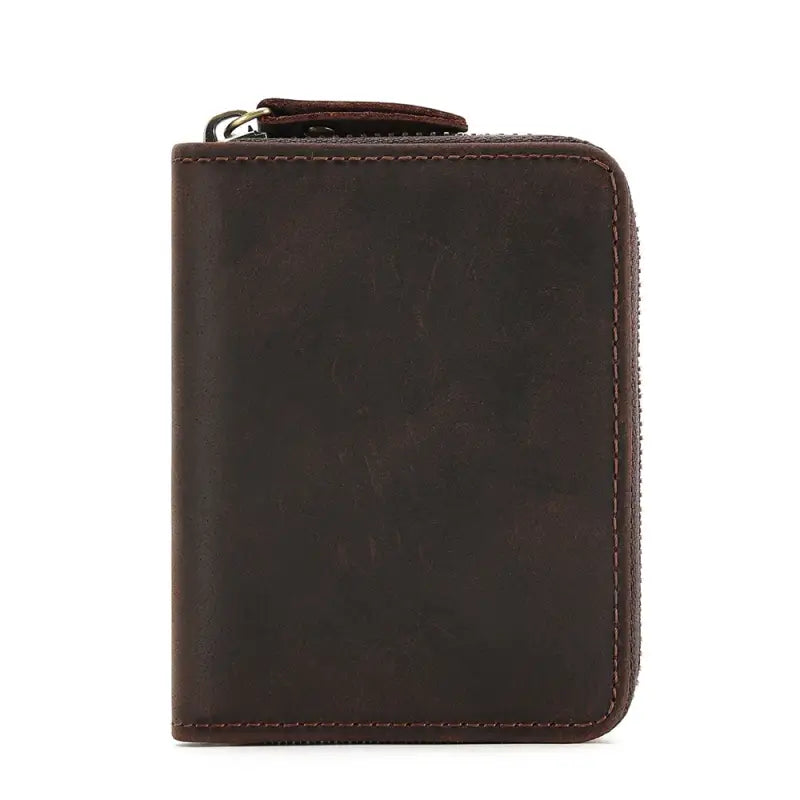 Portefeuille Homme Cuir Marron foncé