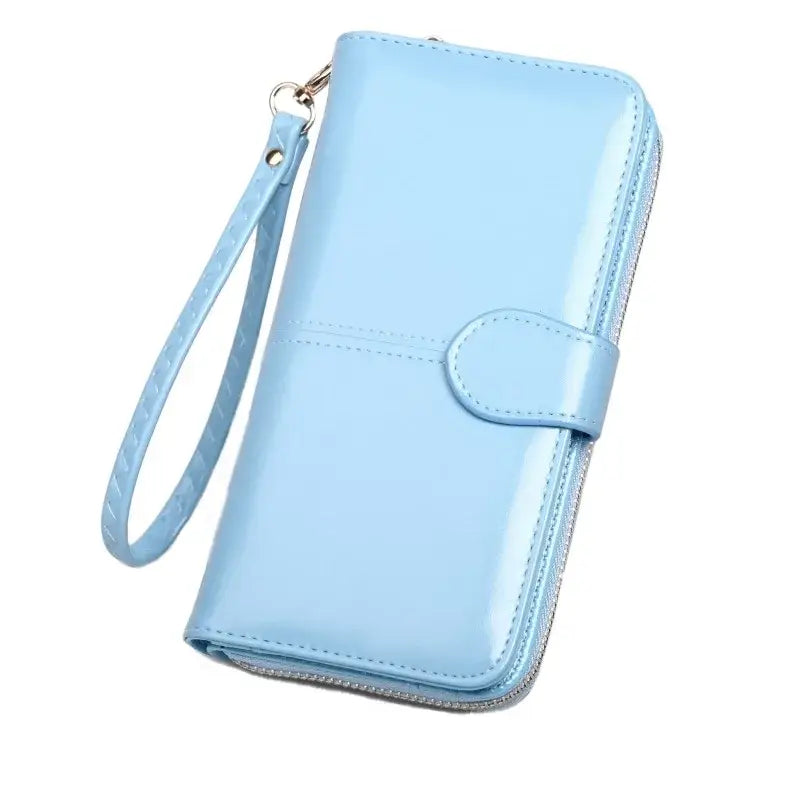 Portefeuille Long Femme Bleu ciel