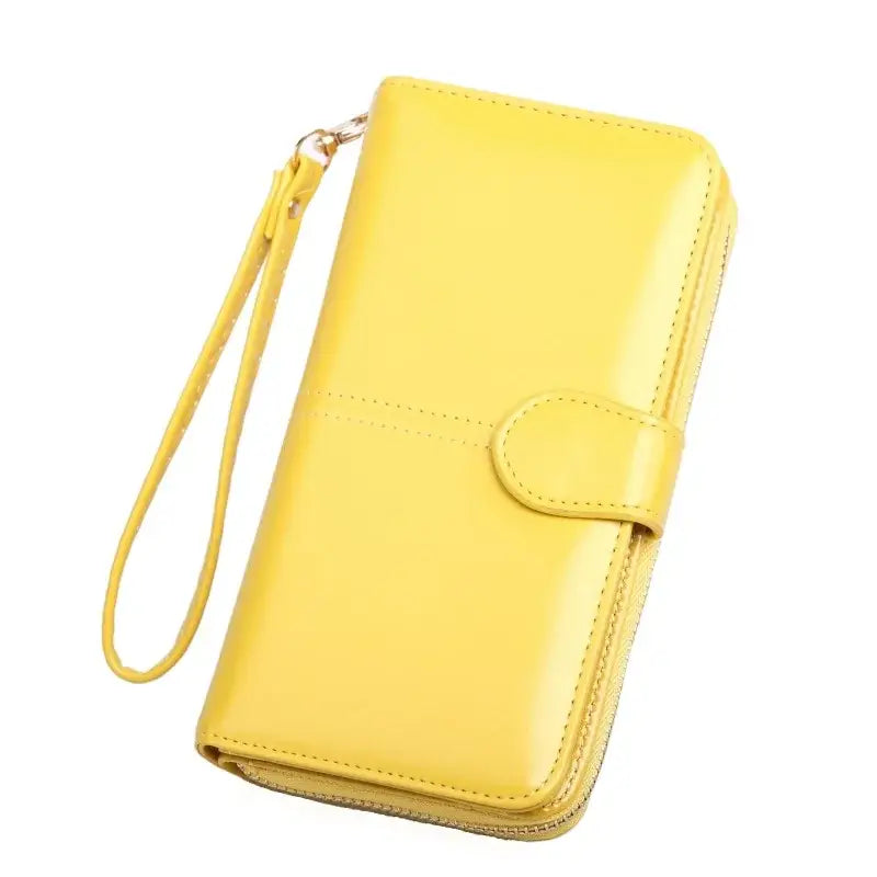 Portefeuille Long Femme Jaune