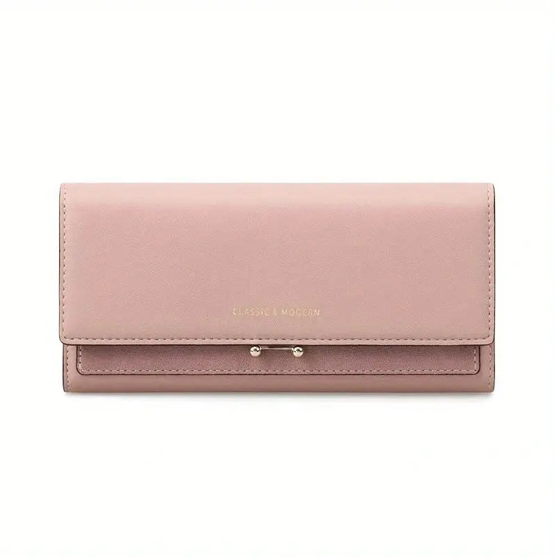 Portefeuille Pochette Femme Rose