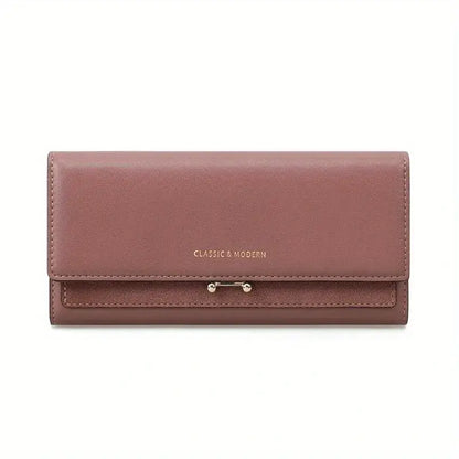 Portefeuille Pochette Femme Rose foncé