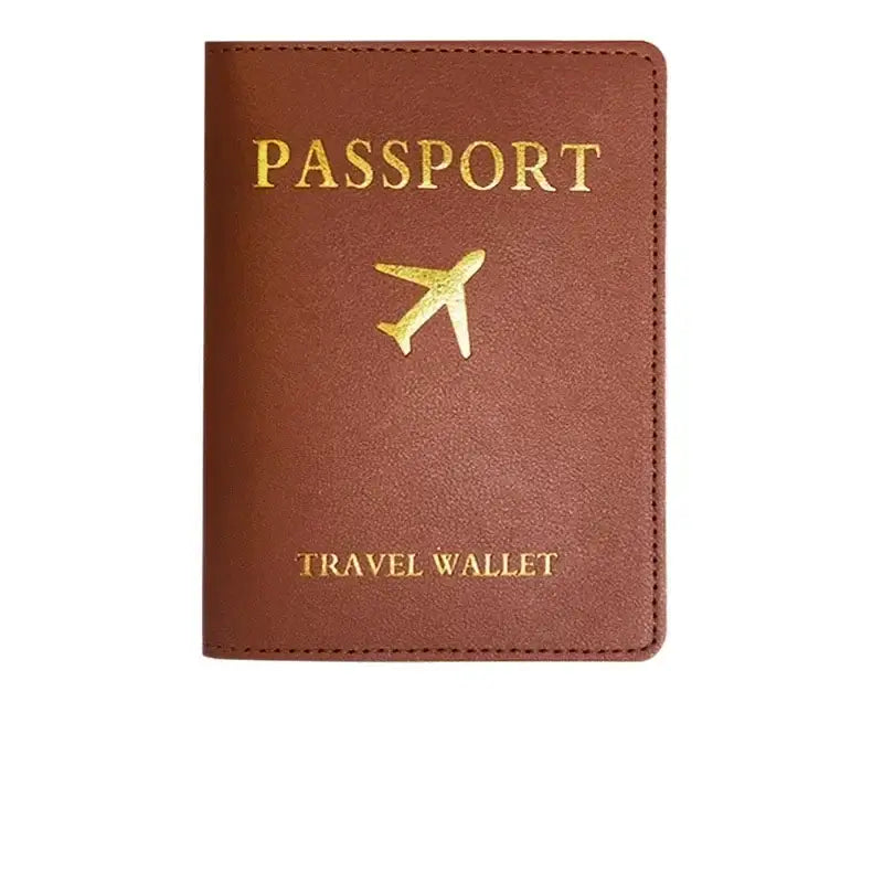 Protège Passeport Femme Marron